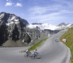 Im Finale der Österreich-Etappe der Tour de Suisse geht's von Sölden auf den Rettenbachferner – bereits mehrfach Etappenziel der Deutschlandtour. Foto: Tour de Suisse